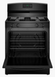 Amana® 30" Black Free Standing Gas Range-1