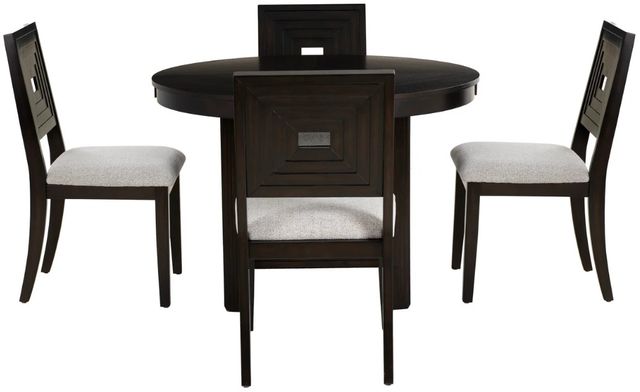 Powell® Ingram 5-Piece Black/Gray Dining Set-1