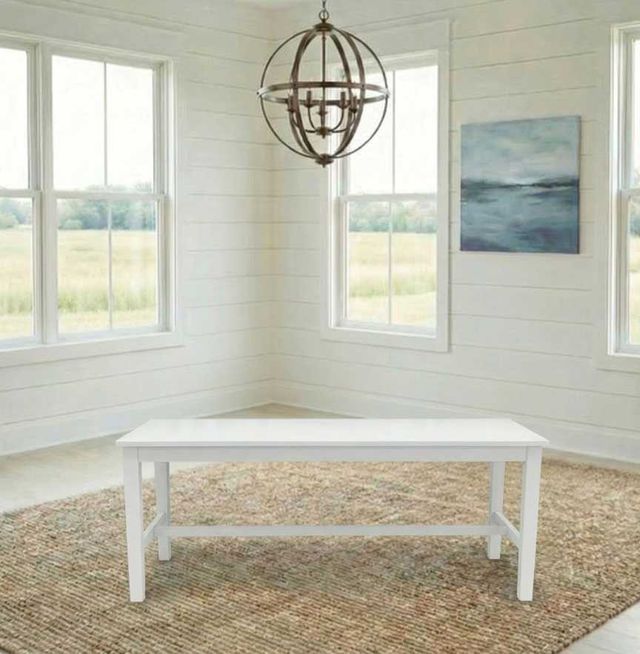 Liberty Furniture Landale White Dining Bench-1