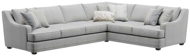Fusion Furniture Limelight Mineral 2-Piece Gray Right Arm Facing L-Shape Sectional-0