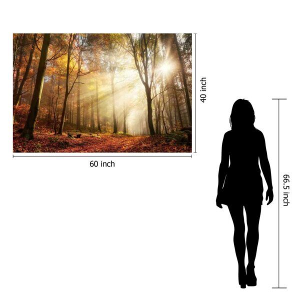 Classy Art Style 15 Floating Tempered Glass with Foil Wall Art-3