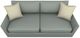 Best® Home Furnishings Customizable Bayment Queen Sofa Sleeper with Espresso Legs and Two Pillows-1