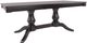 Canadel Gourmet 82" Peppercorn Washed Trestle Base Dining Table with Removable Leaf-0