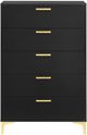 Coaster® Kendall Black/Gold Chest-1