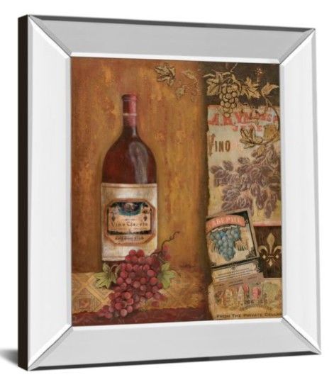 Classy Art Vintage Red by Tava Studio Framed Wall Art-1