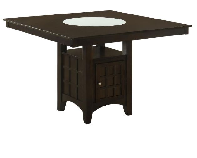 Coaster® Gabriel 5-Piece Brown Square Counter Height Dining Set-1