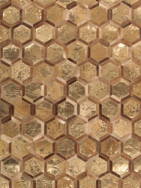 Nourison Home™ City Chic Amber Gold 5'x8' Area Rug-1
