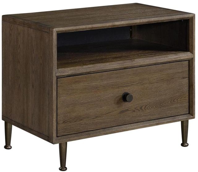 Bernards Linné Rye Open Drawer Nightstand-0