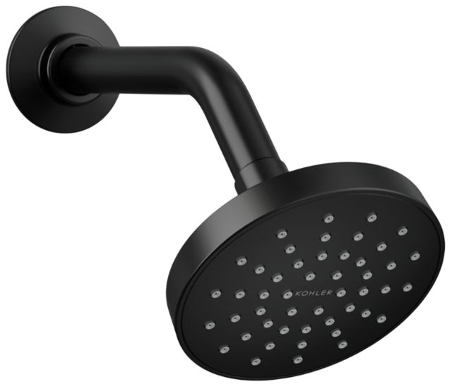 KOHLER® Elate® Matte Black 2.5 GPM Single-Function Showerhead-0