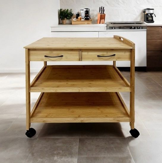 Furniture of America® Watter Natural Trolley-1