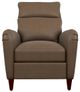 La-Z-Boy® Mercer Mahogany High Leg Power Recliner with Headrest-1