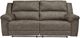 Signature Design by Ashley® Laresview Fossil Manual Reclining Sofa-1