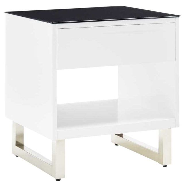 Signature Design by Ashley® Gardoni Black End Table with White Base-4