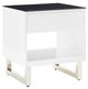 Signature Design by Ashley® Gardoni Black End Table with White Base-4