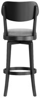HH2 Home Sloan Black/Slate Gray Swivel Bar Stool-3