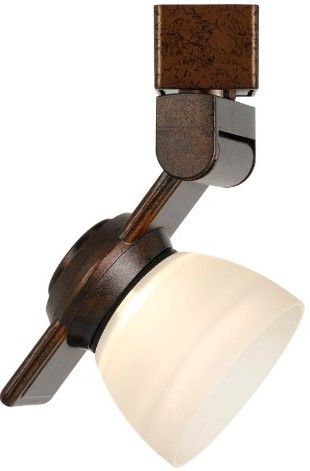 Cal® Lighting & Accessories Rust/White Track Light-1