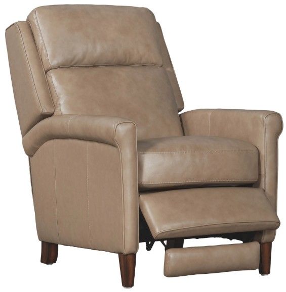 Parker House® Northfield Lotus Cream Power High Leg Recliner with Power Headrest-1