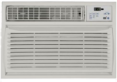 GE 230 Volt Electronic Room Air Conditioner-Gray-0