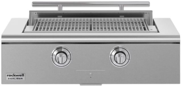 Caliber™ Rockwell 2-Burner Stainless Steel Built-In Natural Gas Grill with Polished Chrome Hardware-0