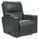 La-Z-Boy® Maddox Slate Leather Manual Rocking Recliner-0