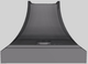 Vent-A-Hood® Designer Series 42" Gunsmoke Wall Mounted Range Hood-2