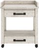 Signature Design by Ashley® Carynhurst Distressed Whitewash Printer Stand-1