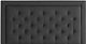 Malouf® Hennessey Charcoal King Headboard-1