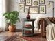 Sunny Designs™ Marina Black Sand Round Side Table-4