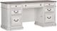Liberty Furniture Magnolia Manor 2-Piece Antique White Jr Executive Credenza Desk-0