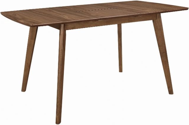 Coaster® Alfredo Natural Walnut Rectangular Dining Table-0