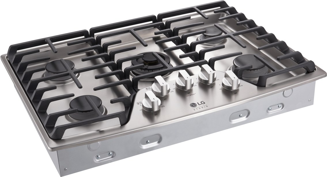 LG Studio 30" Stainless Steel Gas Cooktop - Thumbnail 2