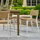 Uttermost® Calbas Honey/White Aluminum/Wicker Outdoor Dining Chair-1