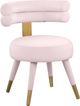 Meridian Furniture Fitzroy Pink Velvet Dining Chair-0