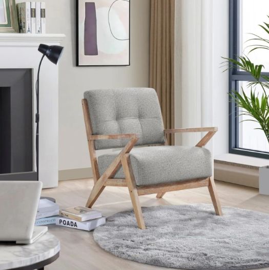 Homelegance® Ollen Brownish Gray Accent Chair-1