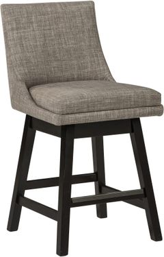 Signature Design by Ashley® Tallenger Beige 39" Upholstered Swivel Bar Stool 