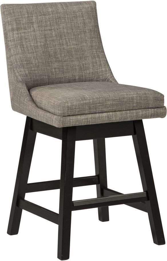 Signature Design by Ashley® Tallenger Beige 39" Upholstered Swivel Bar Stool 