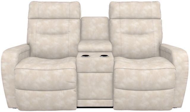 La-Z-Boy® Baron Taupe Manual Wall Reclining Loveseat with Console-1