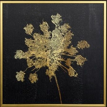 Stylecraft Lady Gold I Black/Gold Wall Art-1