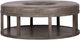 Vanguard® Furniture Customizable Wayland Leather Round Ottoman-0