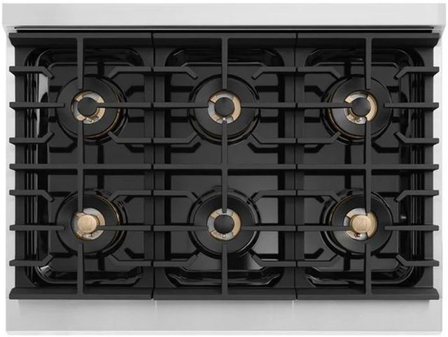 ZLINE Marino 36" Satin Stainless Steel Pro Style Gas Range with 6-Burner DuoPro™ Cooktop and Convection Gas Oven-4
