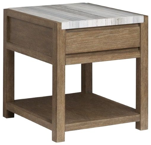 Magnussen Home® Plum Creek Sierra Brown End Table-4