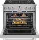 Café™ 36" Stainless Steel Pro Style Gas Range-2