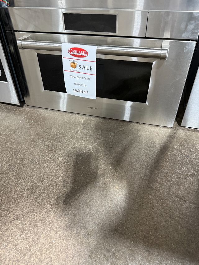 Wolf® M Series Professional 30" Stainless Steel Single Electric Wall Oven-0
