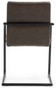 VIG Furniture Modrest Ivey 2-Piece Brown Dining Chair Set-2