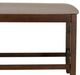 Powell® Seneca Brown Counter Backless Bench-5