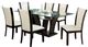 Furniture of America® Manhattan 7-Piece Brown Cherry/White Dining Set-0