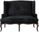 A & B Home Black/Gray Settee-1
