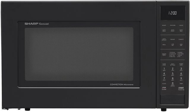 Sharp® 1.5 Cu. Ft. Black Countertop Microwave-0