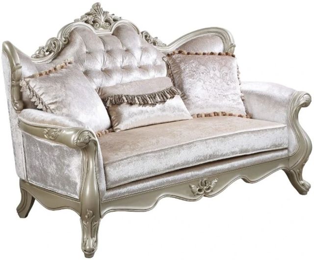 New Classic® Home Furnishings Monique Champagne Loveseat-0