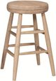 John Thomas Furniture® Customizable Select Scoop 3-piece Swivel Stool Set-2